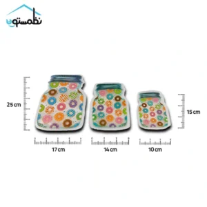 زیپ‌ کیپ طرح بانکه 3 عددی طرح دار