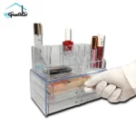 استند لوازم آرایشی سه کشو با رویه