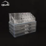 استند لوازم آرایشی سه کشو با رویه