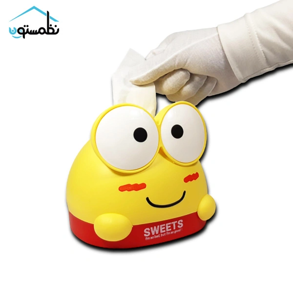 جا دستمال کاغذی رومیزی طرح قورباغه