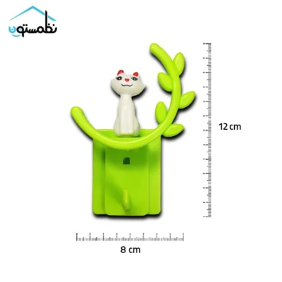 آویز چندکاره طرح گربه بسته 2 عددی