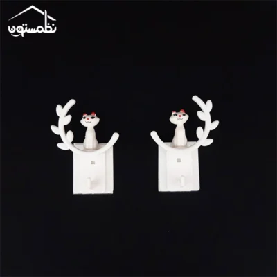 آویز چندکاره طرح گربه بسته 2 عددی